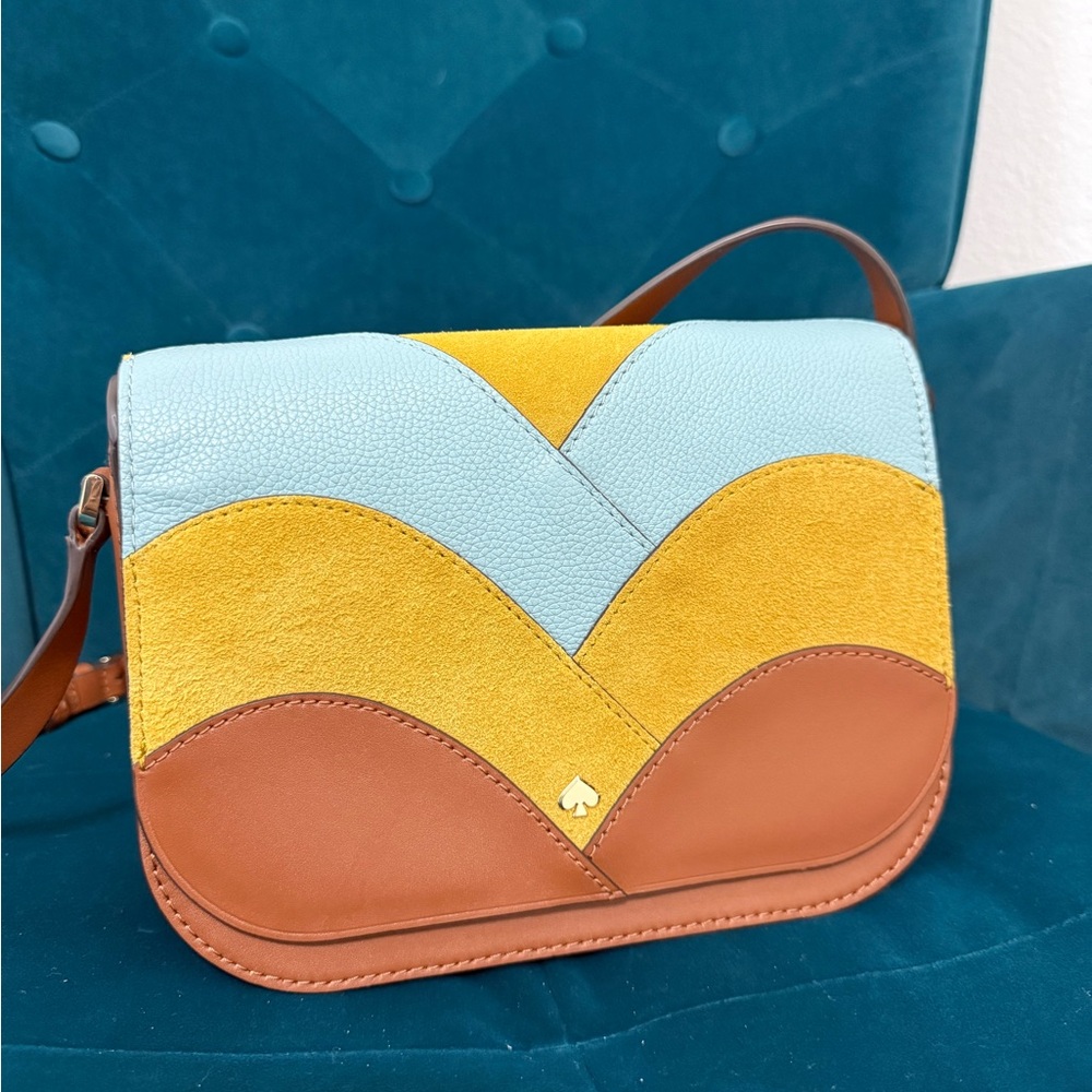 Kate spade suede & Leather Crossbody Bag